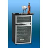 Avanti WC331DZD 28 Bottle Dual Zone Digital Wine Refrigerator (black)