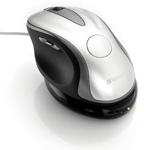 Verbatim 96677 Wireless Rechargeable Desktop Laser Mouse by 