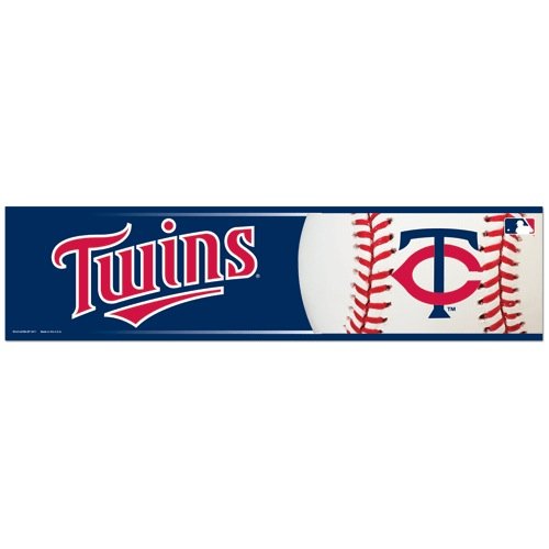 MLB Baseball Minnesota Twins Bumper Sticker (2-Pack)