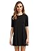 ROMWE Women's Short Sleeve Casual Loose Fit T-Shirt Tunic Dress Swing Dress