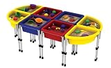 ECR4Kids ELR-0797 8 Station Sand and Water Center with Lids