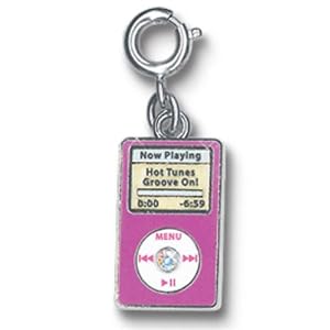 CHARM IT! Adorable MP3/Ipod Look Music Player Charm with Crystal Accent (578)