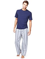 Drawstring Striped Pyjamas