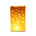 Night Sky Lanterns Candle Luminary Bags (Pack of 10) – Stars and Moons Design
