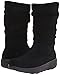 FitFlop Women's Loaff Slouchy Knee Suede Slouch Boot, Black, 7 M US