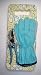 ABC Products - 3 Pc. Set ~ Flower and Garden Pruner, Long Cuff Gloves and Knee Pad Set (Light Blue Color with Sun Light Yellow Finish - For Easy Find)