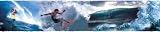 Brewster Wallcovering 6 w X 10 long Wave Rider Border Brewster Wallcovering 6