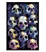 Opticz Wall of Skulls Blacklight Poster