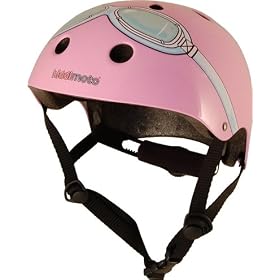 KIDDIMOTO SAFETY HELMET Pink Goggle Size Small