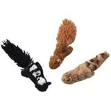 Skinneeez Cat Toys, 3" Forested, Creature May Vary