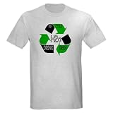 Recycle DRINK BEER Ash Grey T-Shirt Funny Light T-Shirt by CafePress