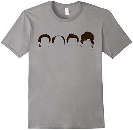 Men's Seinfeld Hair T Shirt | Funny T Shirt Large Slate
