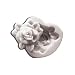 Paderno World Cuisine Composite Shaping Mold, Rose, 2 Inch x 1 5/8 Inch