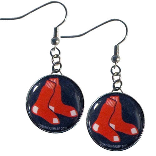 MLB Boston Red Sox Charm Dangle Earrings