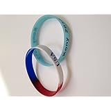 USA & Blue Glow Kony 2012 silicone wristband 2 pack