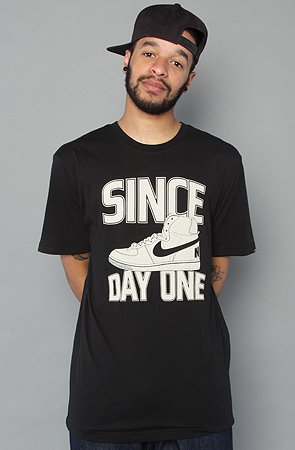 Nike The Since Day One Tee in Black,T-shirts for Men, Large,Black