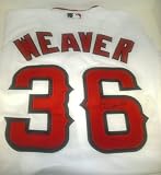 Los Angeles Angels Jered Weaver Autographed Hand Signed Baseball Jersey