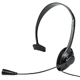DURAGADGET Headset Headphones & Mic Microphone ( Skype MSN Messenger, voip, yahoo etc) suitable for use with Toshiba Satellite Pro P300D-21F Athlon X2 QL-64 2GB 250GB DVD+/-RW 17" WXGA