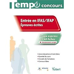 Entr�e en IFAS / IFAP : Epreuves �crites, Collection tempo concours