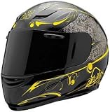 SPARX S07 CRANK YELLOW MD MOTORCYCLE HELMETS