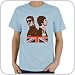 T-Shirt Oasis, Liam & Noel Gallagher ::: Colours: skyblue or sand ::: Sizes: S-XL (Britpop)