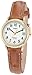 Timex Women's T2J761 Easy Reader Brown Leather Strap Watch