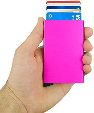 New SLATE Aluminum Slim Credit Cards Protector Holder Wallet with RFID