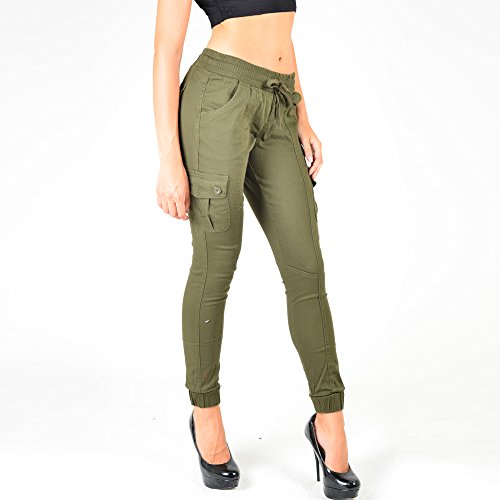 Womens Cargo Jogger Pants