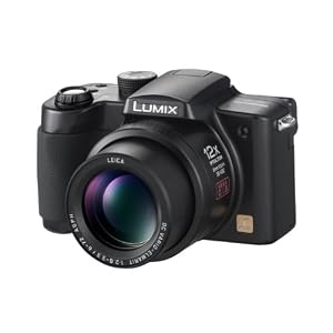 Panasonic Lumix DMC-FZ5 EG-K Digitalkamera (5 Megapixel, 12-fach opt. Zoom, Bildstabilisator) in schwarz