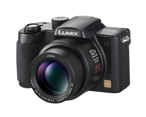 Panasonic Lumix DMC-FZ5 EG-K Digitalkamera (5 Megapixel, 12-fach opt. Zoom, Bildstabilisator) in schwarz