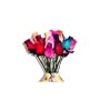 Forever Roses - Small Bud Wooden Roses Bouquet - Dozen