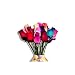 Forever Roses - Small Bud Wooden Roses Bouquet - Dozen Forever Roses - Small Bud Wooden Roses Bouquet - Dozen