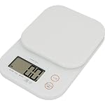 DRETEC デジタルスケール 「ジェリー」 2kg 【計量皿を水洗いできる/表示単位 0.1g】 ホワイト KS-243WT
