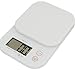 DRETEC デジタルスケール 「ジェリー」 2kg 【計量皿を水洗いできる/表示単位 0.1g】 ホワイト KS-243WT
