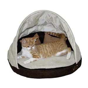 Maxi-Pet 82595 Mahita Liegemuschel, ø 45 cm braun/beige