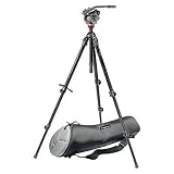 Manfrotto 501HDV,755XBK Video Kit with 501HDV Head, 755BK Tripod Legs and MBAG80P Padded Tripod Bag