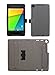 rooCASE Google Nexus 7 2013 FHD Case - (2nd Gen 2013 Model) Dual-View Multi-angle Stand Cover - BLACK (With Auto Wake / Sleep Cover)