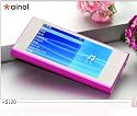 Ainol S100 3" Touch Control MP3 MP4 MP5 Player Pink 4GB Expandable by MicroSD Card