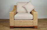 Conservatory furniture REGAL WICKER Designer Armchair