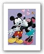 Mickey and Minnie - Sweet Romance by Walt Disney 10.5"x8" Art Print Poster Disney