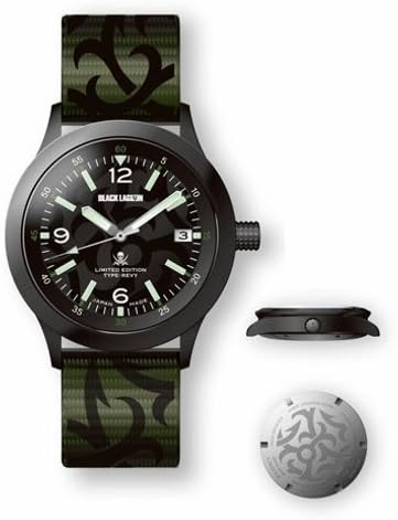 BLACK LAGOON original design mechanical watch Levi Bespoke color version (japan import) by Quad Elements