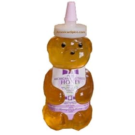 Laney Pure Michigan Star Thistle Honey in Bear Bottle, 12 fl oz
