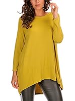 Bleu Marine Camiseta Manga Larga Bali (Mostaza)