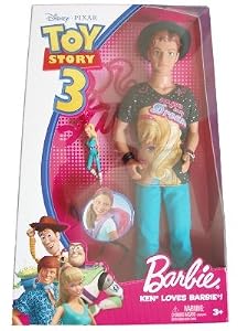 Disney / Pixar Toy Story 3 Barbie Doll Ken Loves Barbie