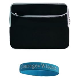 Black Dual Pocket Carrying Sleeve for Acer Aspire Timeline AS3810TZ-4880