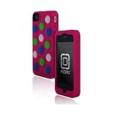 Incipio IPH-573 dotties Silicone Case for iPhone 4/4S - Neon Pink/Neon Blue ....