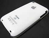 White Plastic Skin Back Cover Case for Iphone 3g 3gs