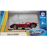 1:87 HO SCALE FORD GTX1 CONCEPT (RED) Hot Wheels Vehicle & Acrylic Display Case by Hot Wheels