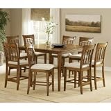Hillsdale Furniture Bayberry Counter Height 9 Piece Set - 4766DTBSG9 (Oak) (See Text)
