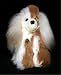 Soft Cuddly Alpaca Stuffed Animal Hand Made Pet Dog Teddy Bear APD_WHITEBROWN10_068